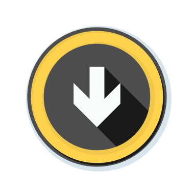 aşağı ok işareti