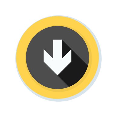 aşağı ok işareti