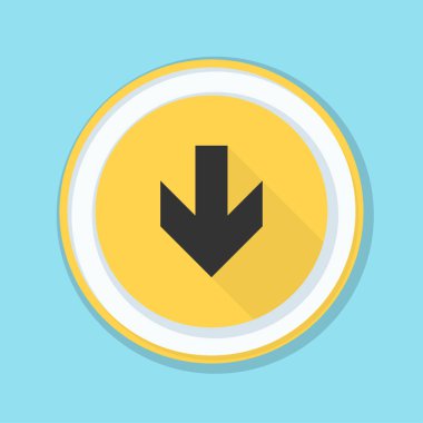 aşağı ok işareti