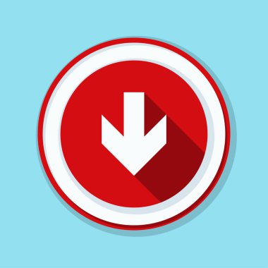 aşağı ok işareti