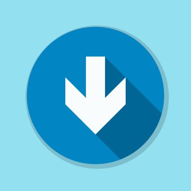 aşağı ok işareti