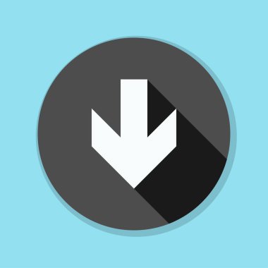 aşağı ok işareti