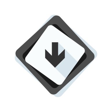 aşağı ok işareti