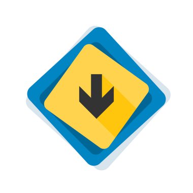 aşağı ok işareti