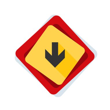 aşağı ok işareti