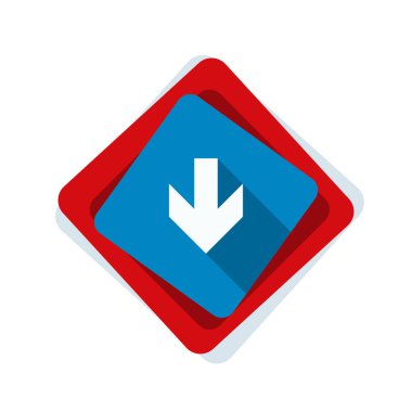 aşağı ok işareti