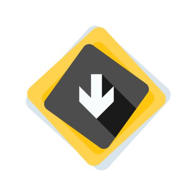 aşağı ok işareti