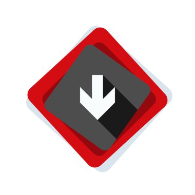 aşağı ok işareti