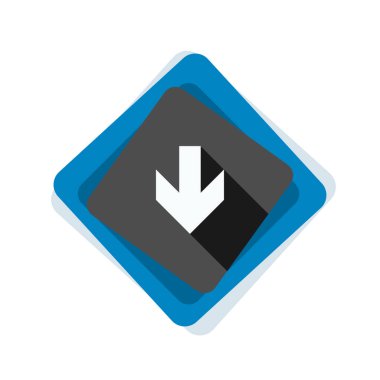 aşağı ok işareti