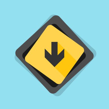 aşağı ok işareti