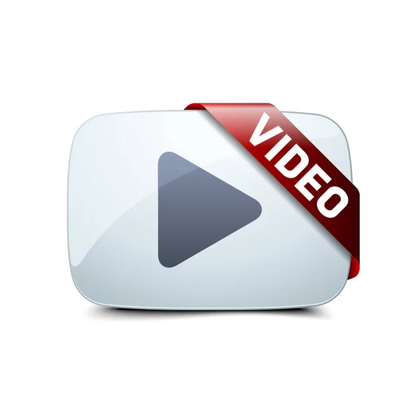 Icona di riproduzione video — Vettoriale Stock