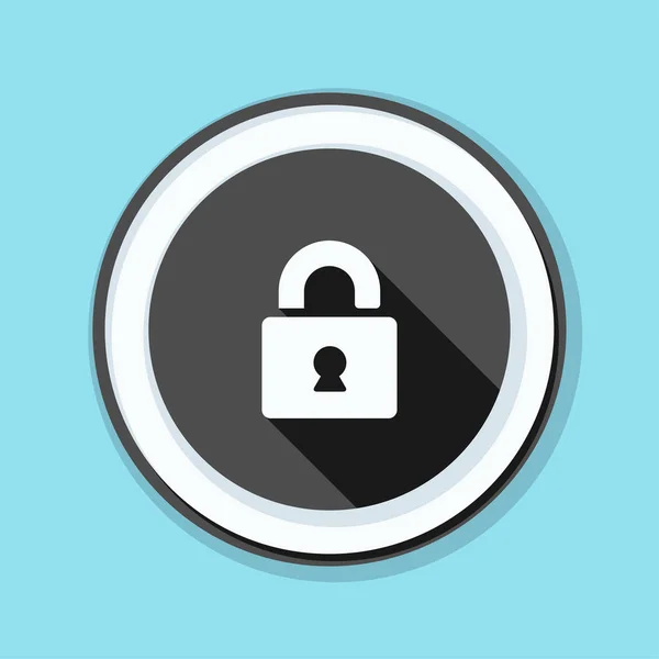 Secure lock gomb jel — Stock Vector