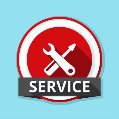 İngiliz anahtarı ve tornavida simgesi