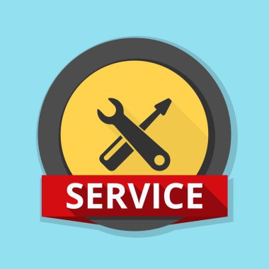 İngiliz anahtarı ve tornavida simgesi