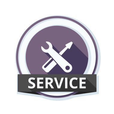 İngiliz anahtarı ve tornavida simgesi