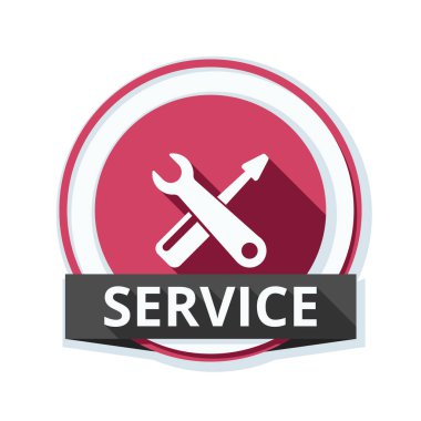 İngiliz anahtarı ve tornavida simgesi