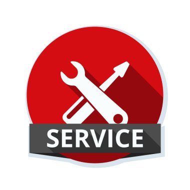 İngiliz anahtarı ve tornavida simgesi