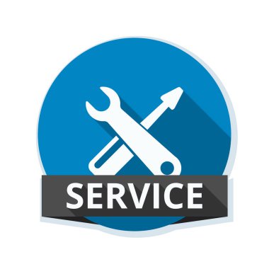 İngiliz anahtarı ve tornavida simgesi