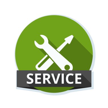 İngiliz anahtarı ve tornavida simgesi