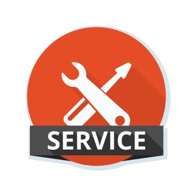 İngiliz anahtarı ve tornavida simgesi