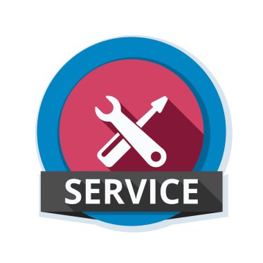 İngiliz anahtarı ve tornavida simgesi