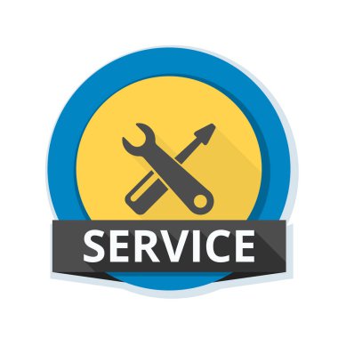 İngiliz anahtarı ve tornavida simgesi