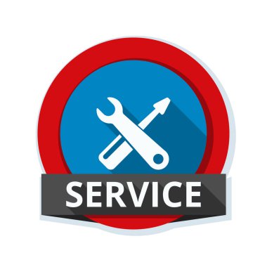 İngiliz anahtarı ve tornavida simgesi