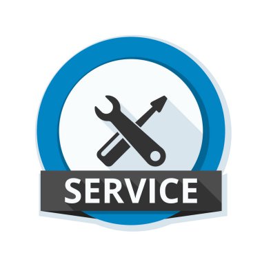 İngiliz anahtarı ve tornavida simgesi