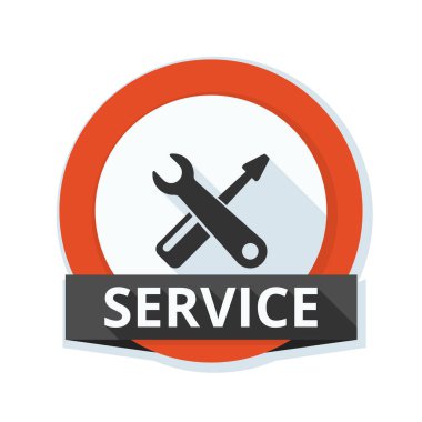 İngiliz anahtarı ve tornavida simgesi