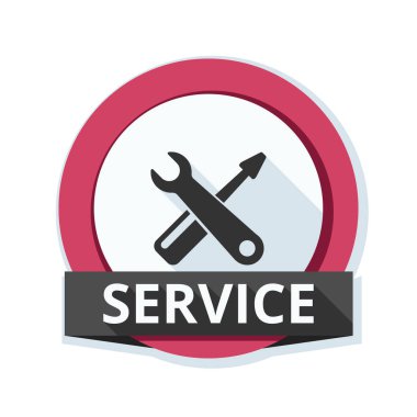 İngiliz anahtarı ve tornavida simgesi