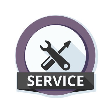 İngiliz anahtarı ve tornavida simgesi