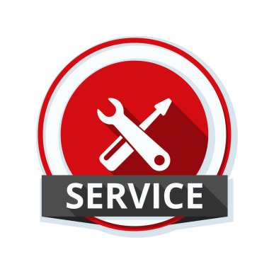 İngiliz anahtarı ve tornavida simgesi