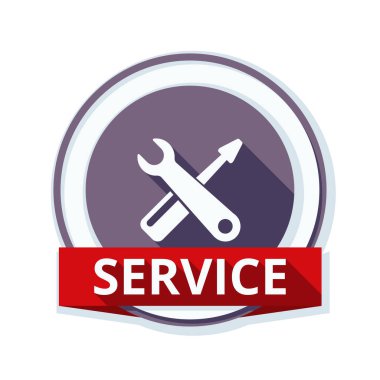 İngiliz anahtarı ve tornavida simgesi