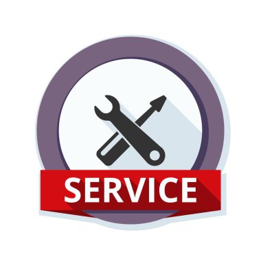 İngiliz anahtarı ve tornavida simgesi