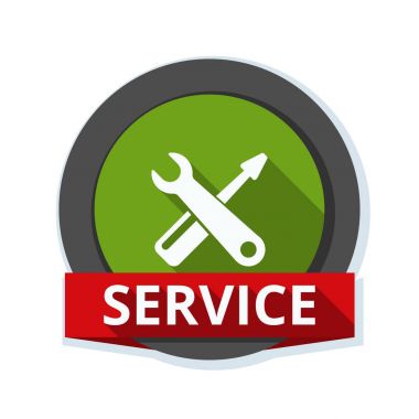 İngiliz anahtarı ve tornavida simgesi