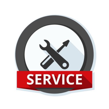 İngiliz anahtarı ve tornavida simgesi