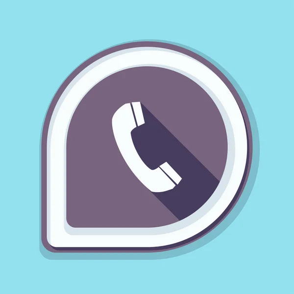 Telefonní plochý tlačítko — Stockový vektor