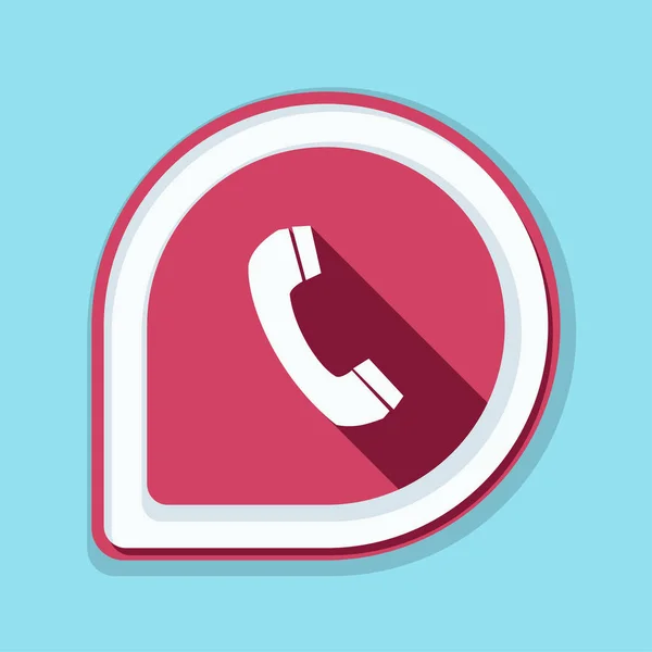 Phone flat button — Stock Vector