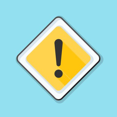 Düz ünlem işareti simgesi