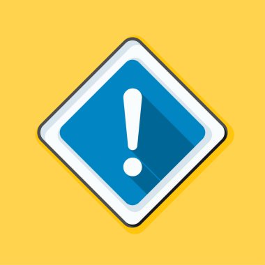 Düz ünlem işareti simgesi