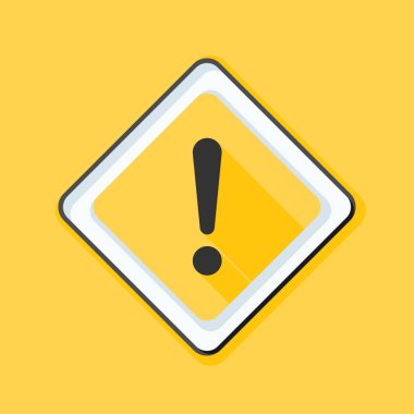 Düz ünlem işareti simgesi