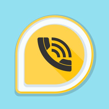 Zil telefon düz düğme