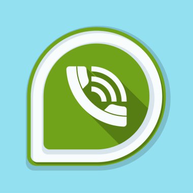 Zil telefon düz düğme