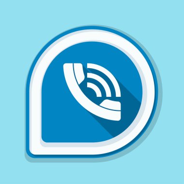 Zil telefon düz düğme