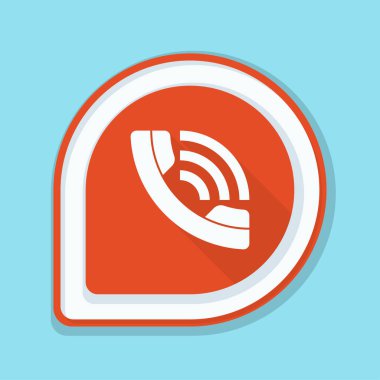 Zil telefon düz düğme