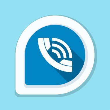 Zil telefon düz düğme