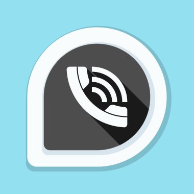 Zil telefon düz düğme