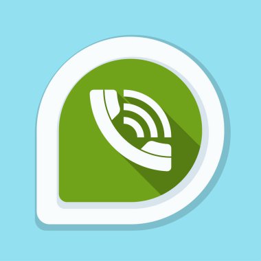 Zil telefon düz düğme