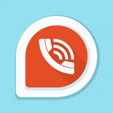 Zil telefon düz düğme