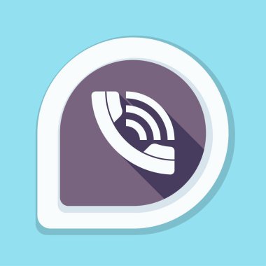 Zil telefon düz düğme